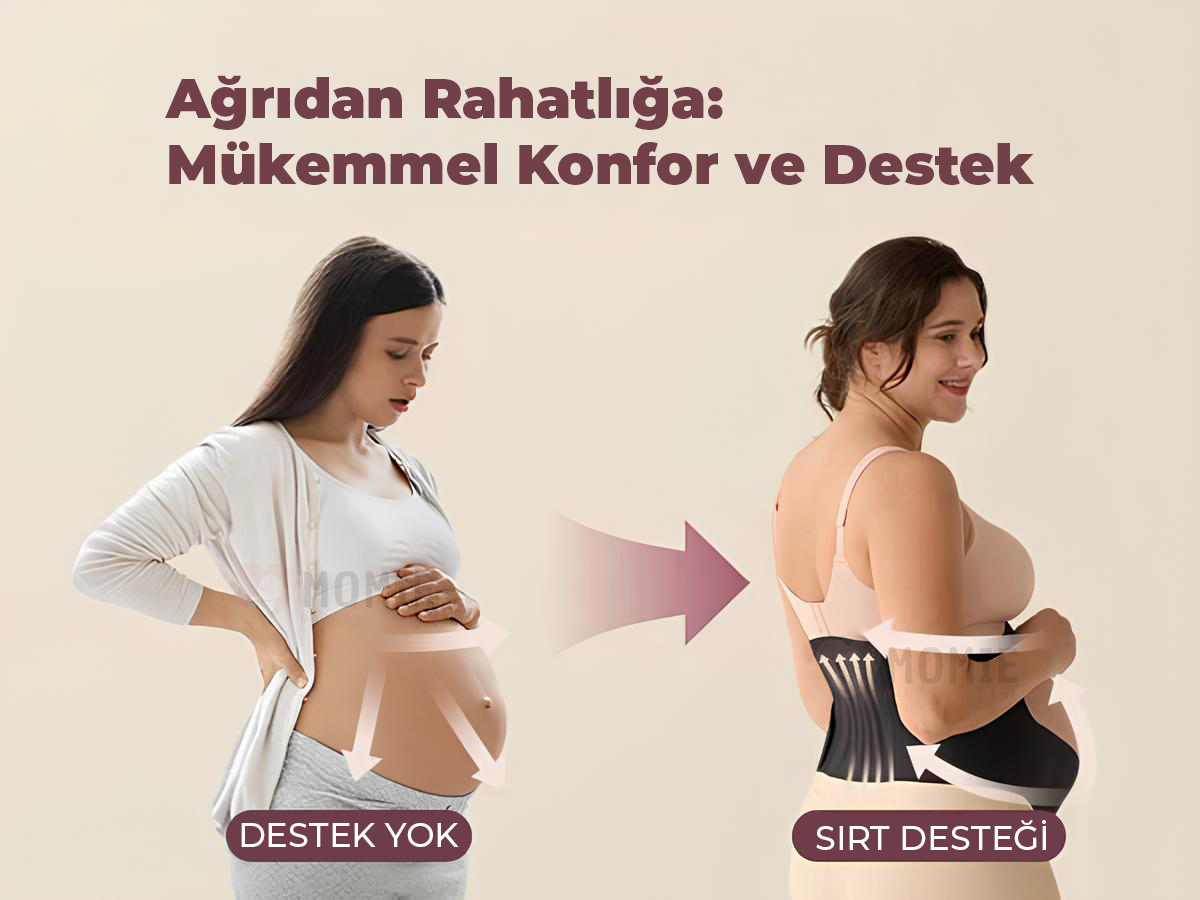 Momie Gebelik Korsesi – Karın ve Bel Desteğiyle Ağrısız Günler